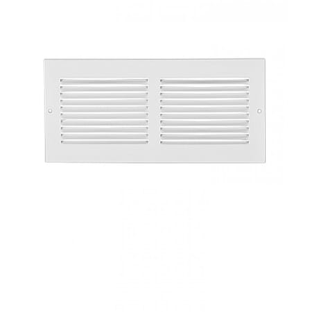 14 In. X 6 In. Stainless Steel Air Return Grilles In White